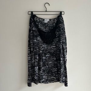 Floral/paisley long sleeve